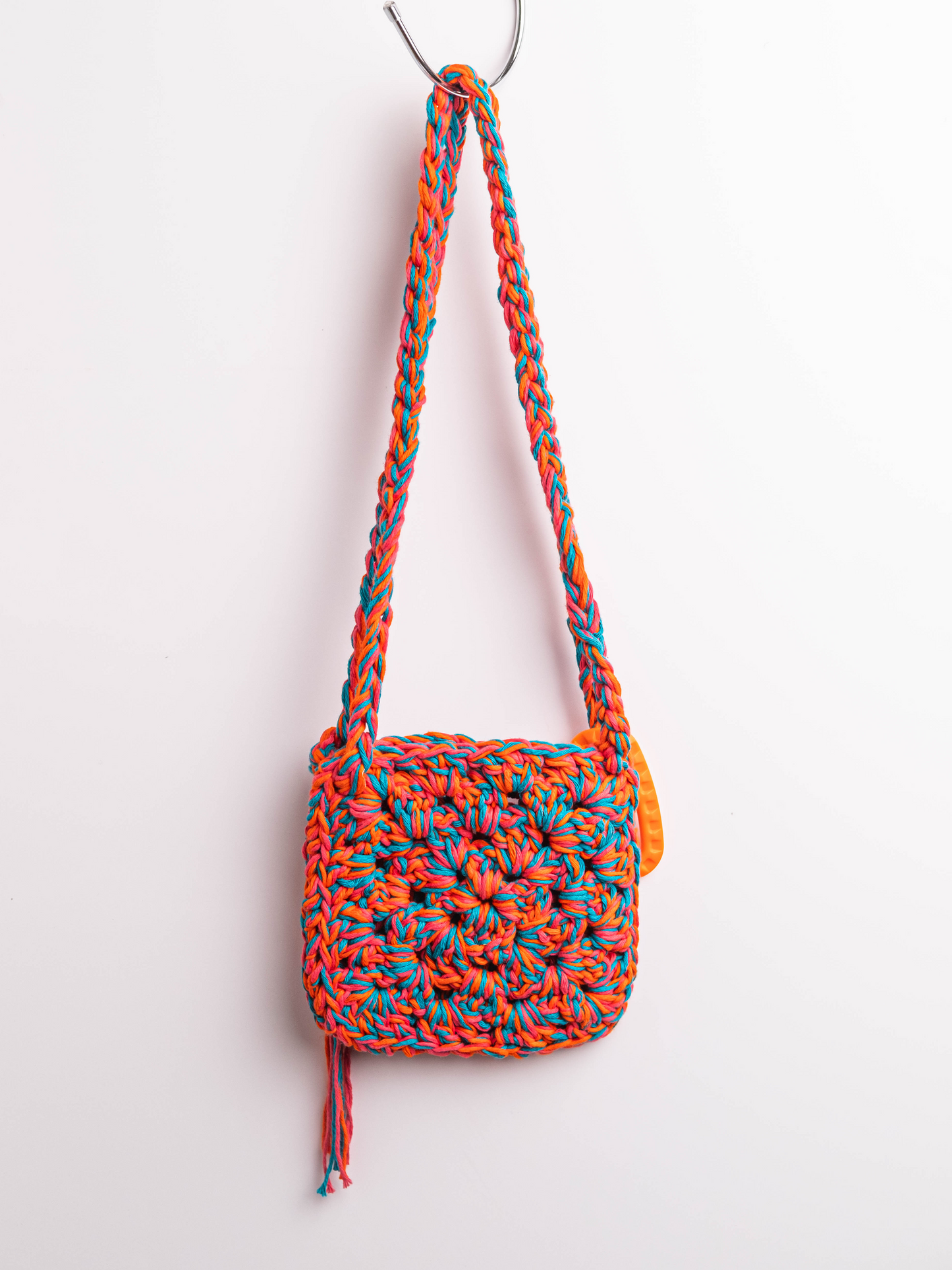 Lola Bai Cotton Crochet Small Bag in Bubbly