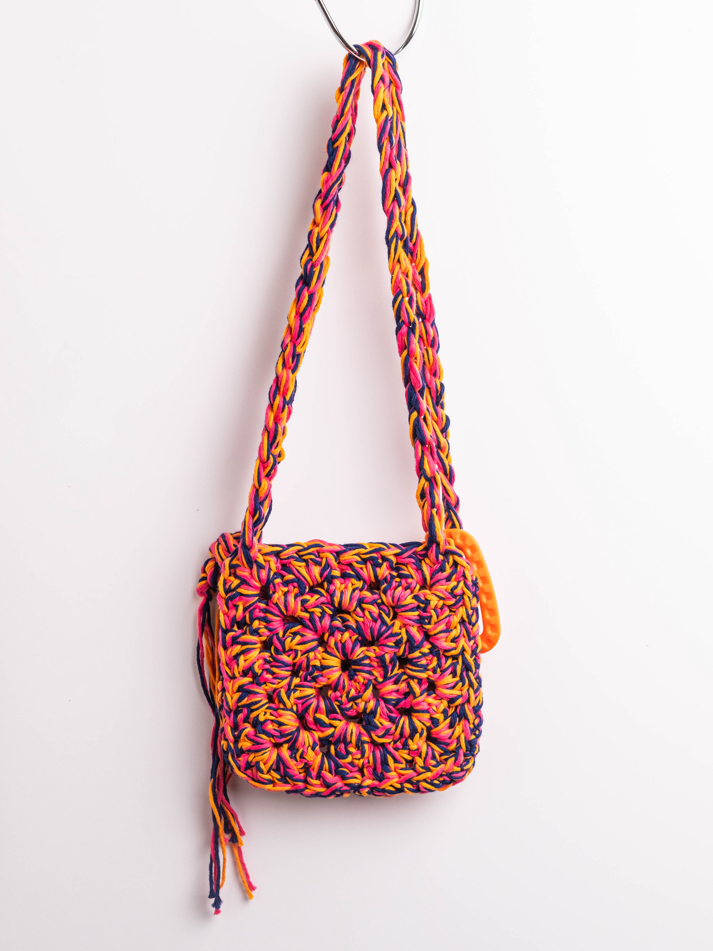 Lola Bai Cotton Crochet Mini Bag in Lily