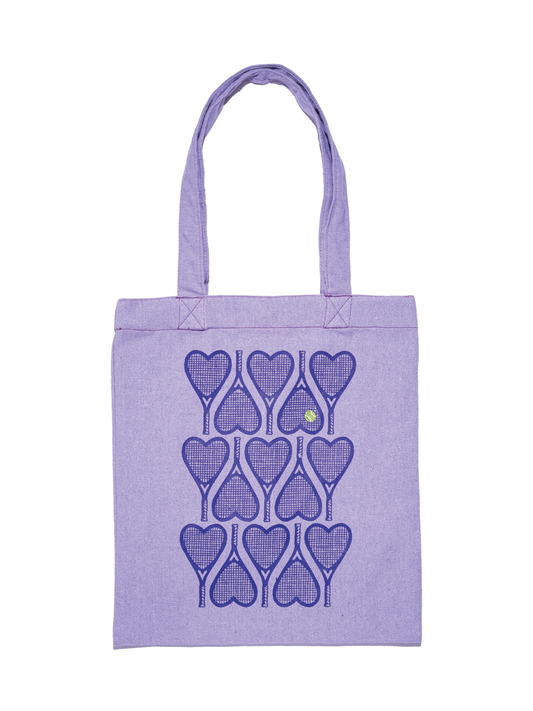 For the Love of Tennis Canvas Tote Bag